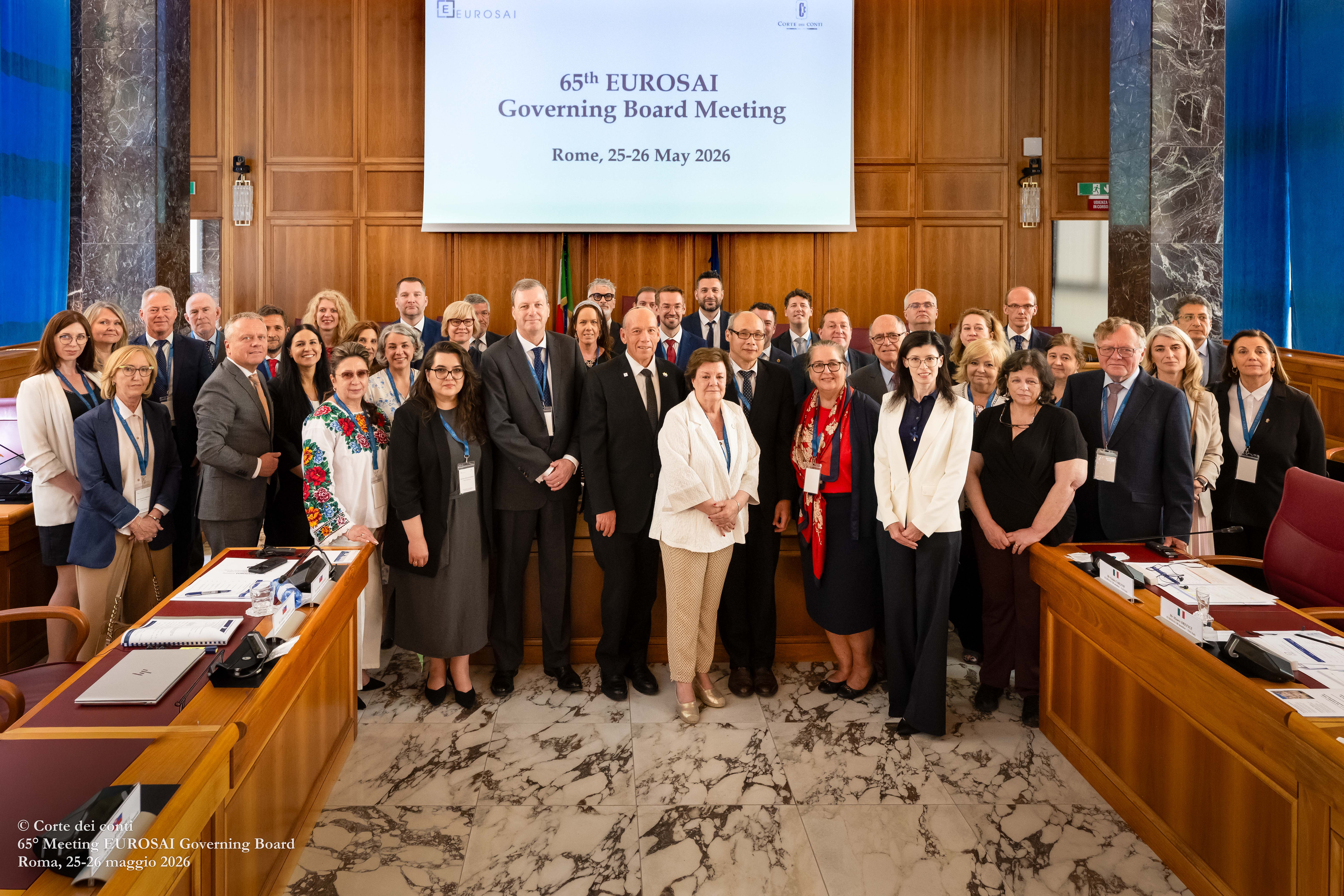 65th EUROSAI GOVERNING BOARD was held in Rome on 25 and 26 May 2026